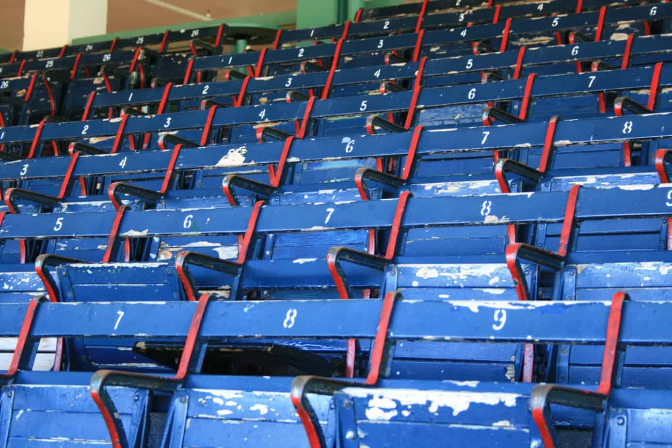 Seats at Fenway Park