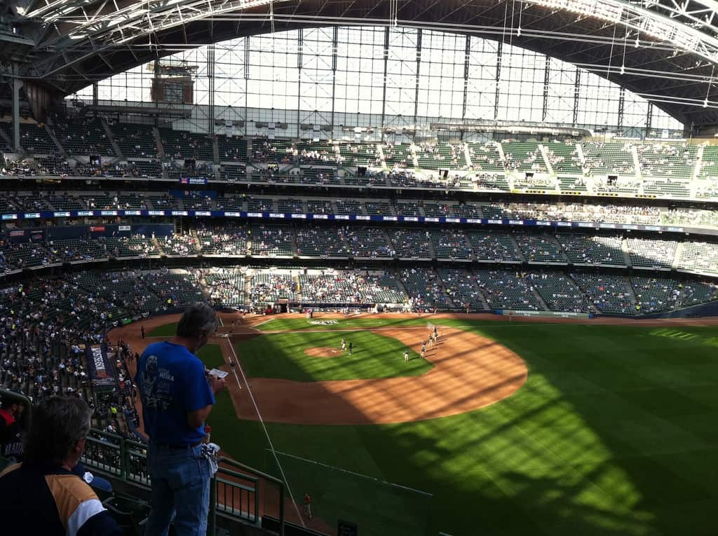 Roof Shadows at Miller Park