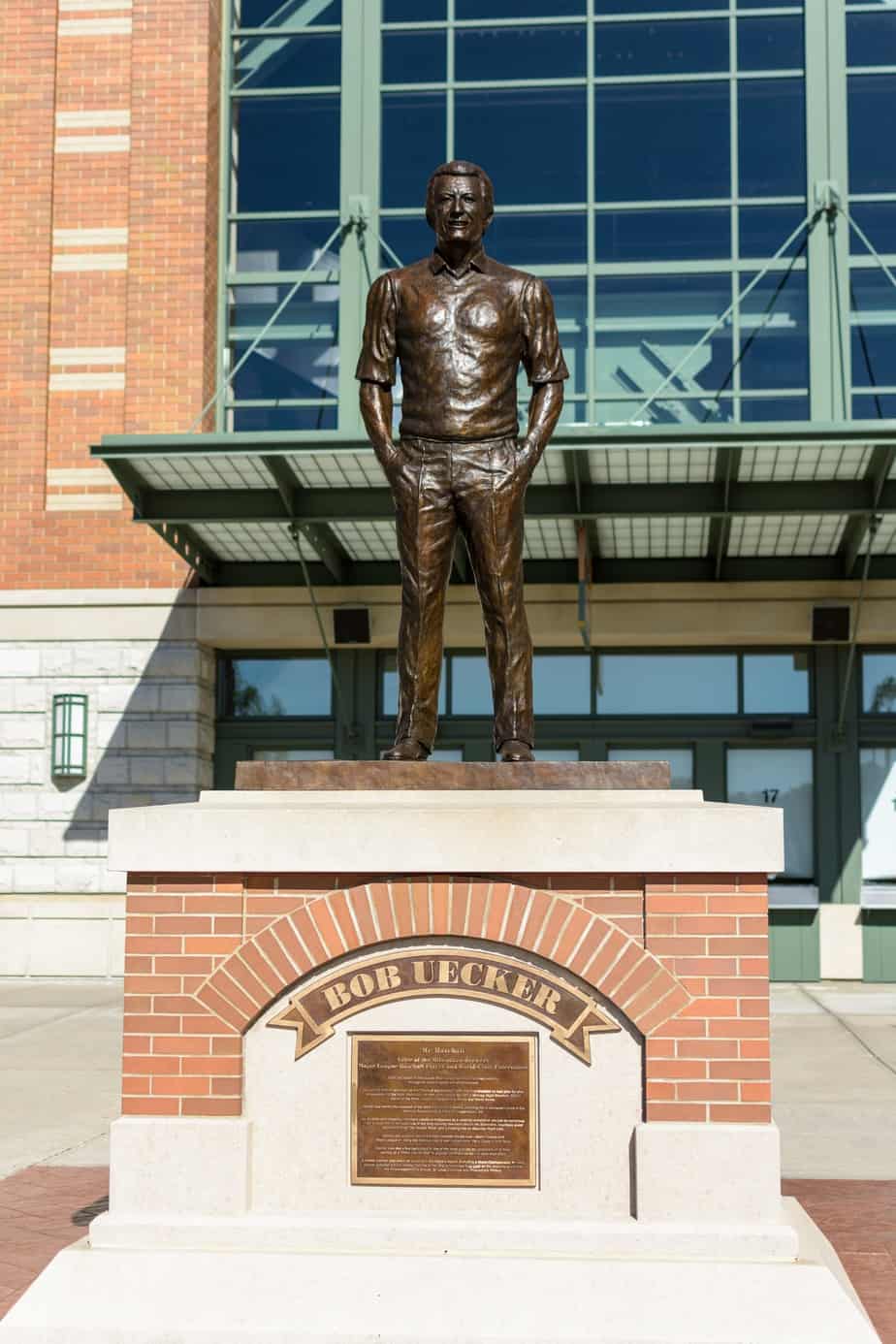 Bob Uecker Statue at Miller Park