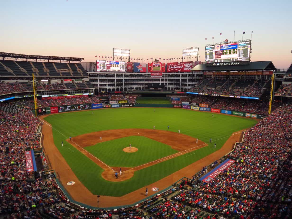 Globe Life Park Arlington Texas Seating Chart