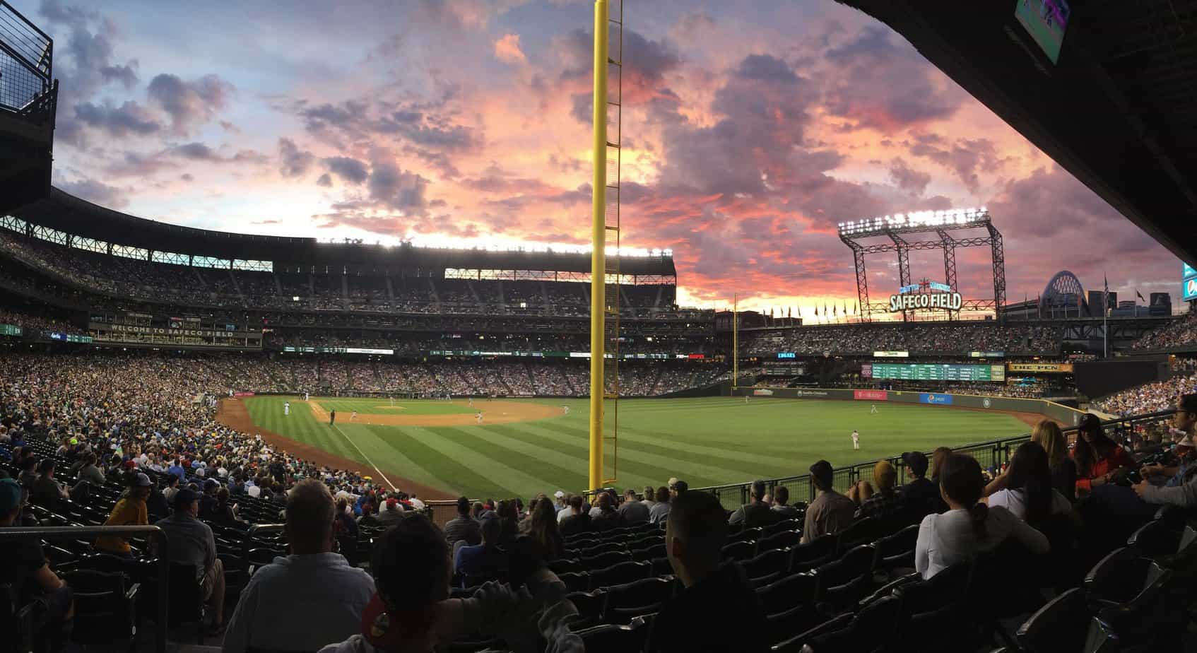 Sunset at Safeco Field