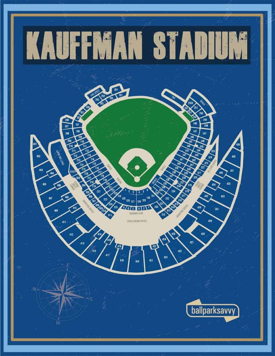 Kauffman Stadium Seating Chart scaled