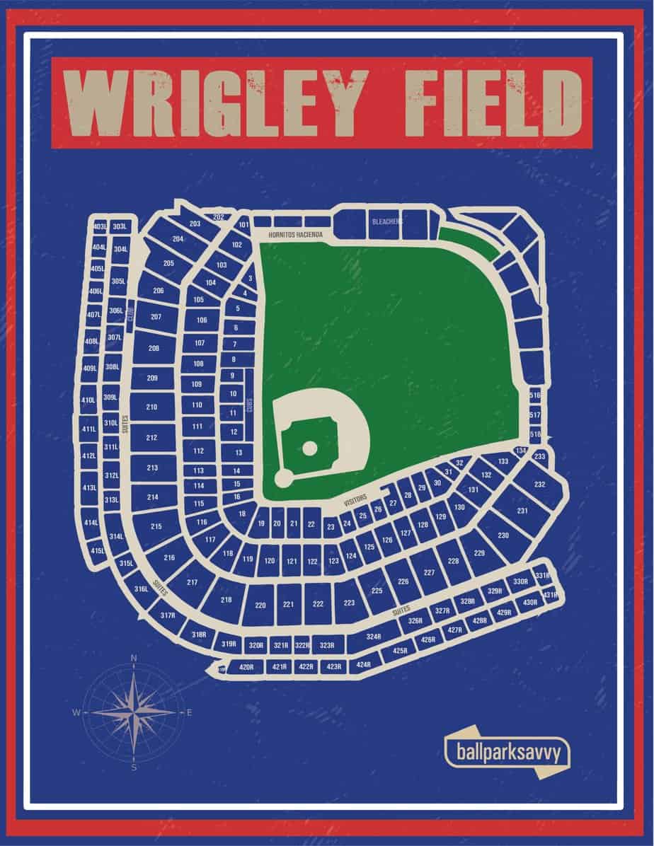 Wrigley Field Seating Chart scaled