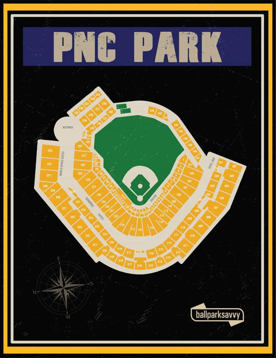 PNC Park Seating Chart scaled