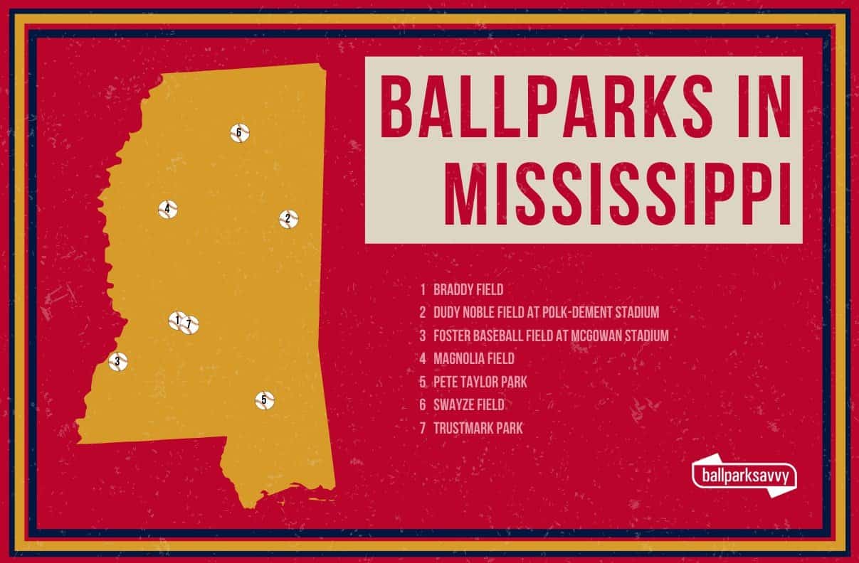 ballparks in Mississippi