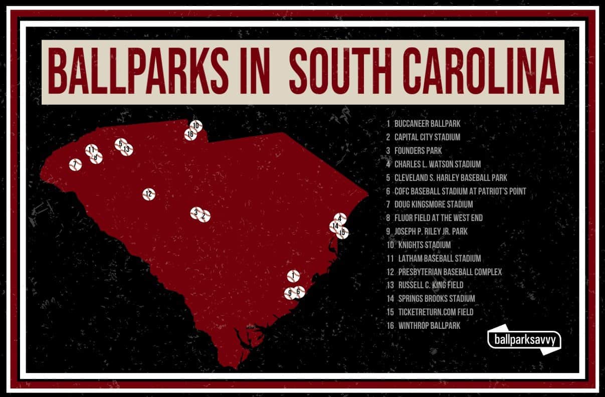 ballparks in South Carolina