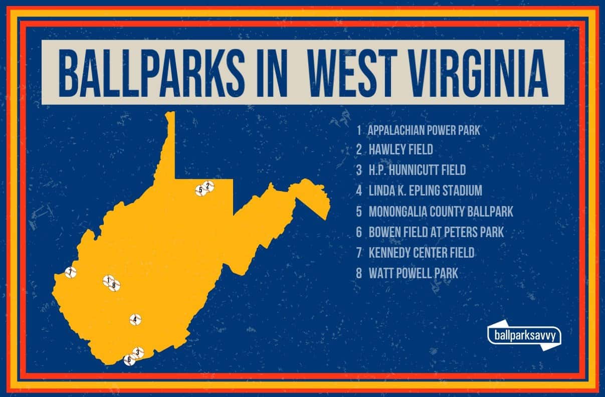 ballparks in West Virginia
