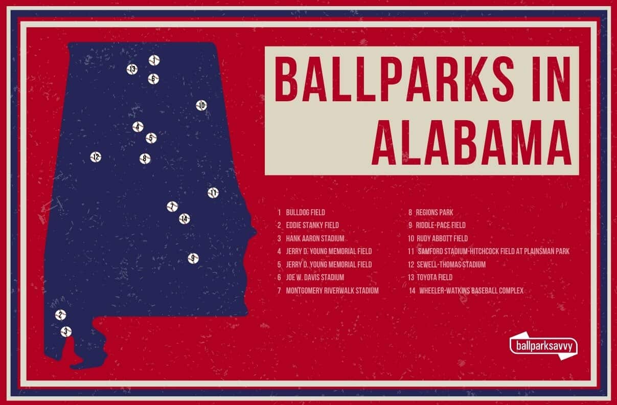 Alabama Ballparks: Don’t Miss These 14 Stadiums