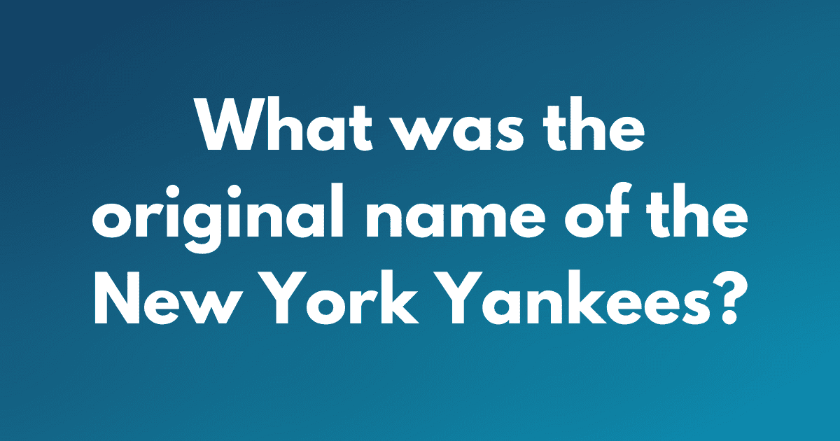 Yankees Trivia