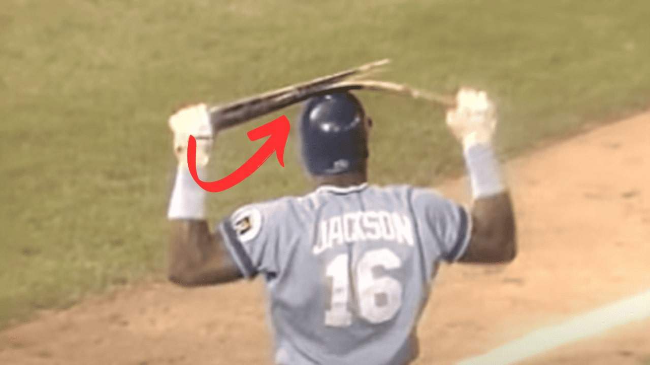 Bo Jackson Snapped His Bat