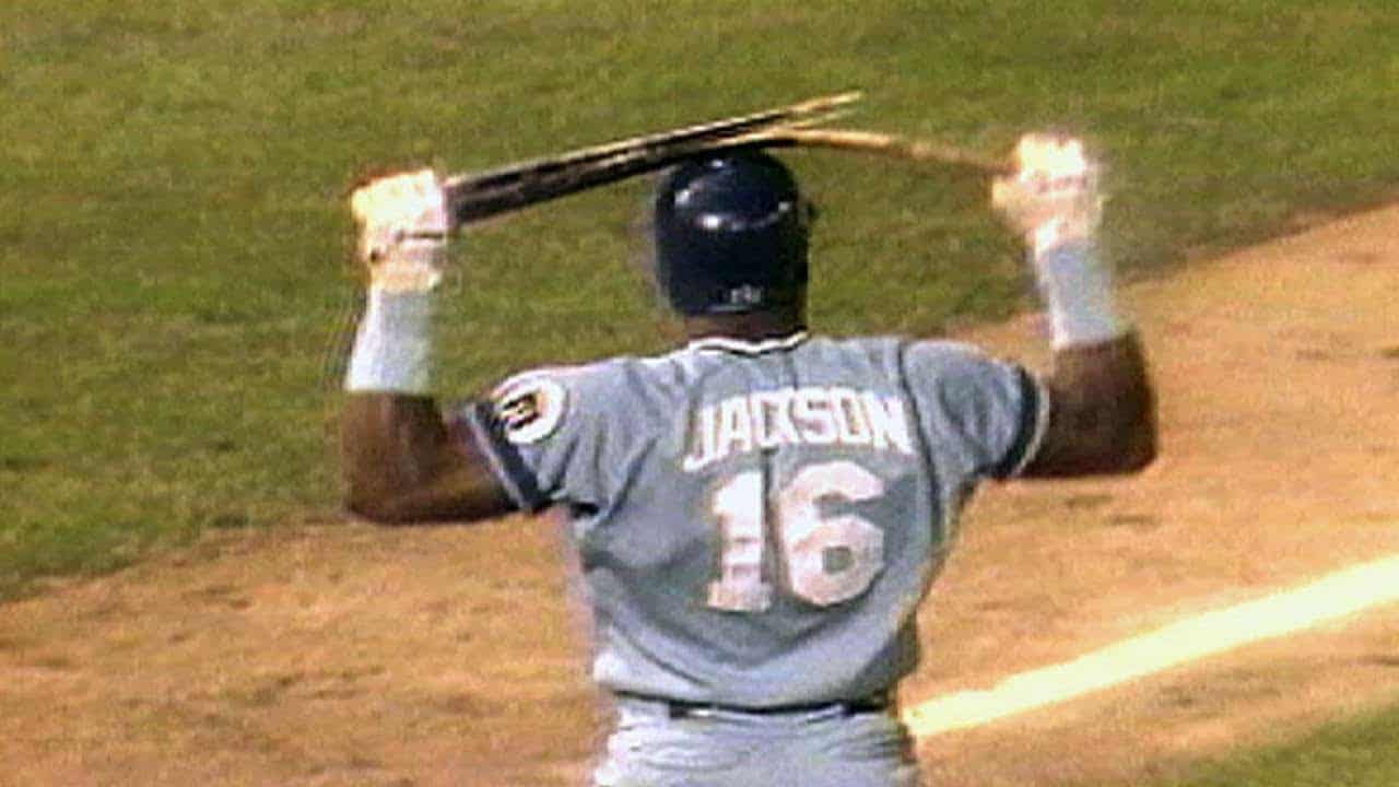 12 Careers the Game Lost Too Soon 8 bo jackson breaks bat over his h