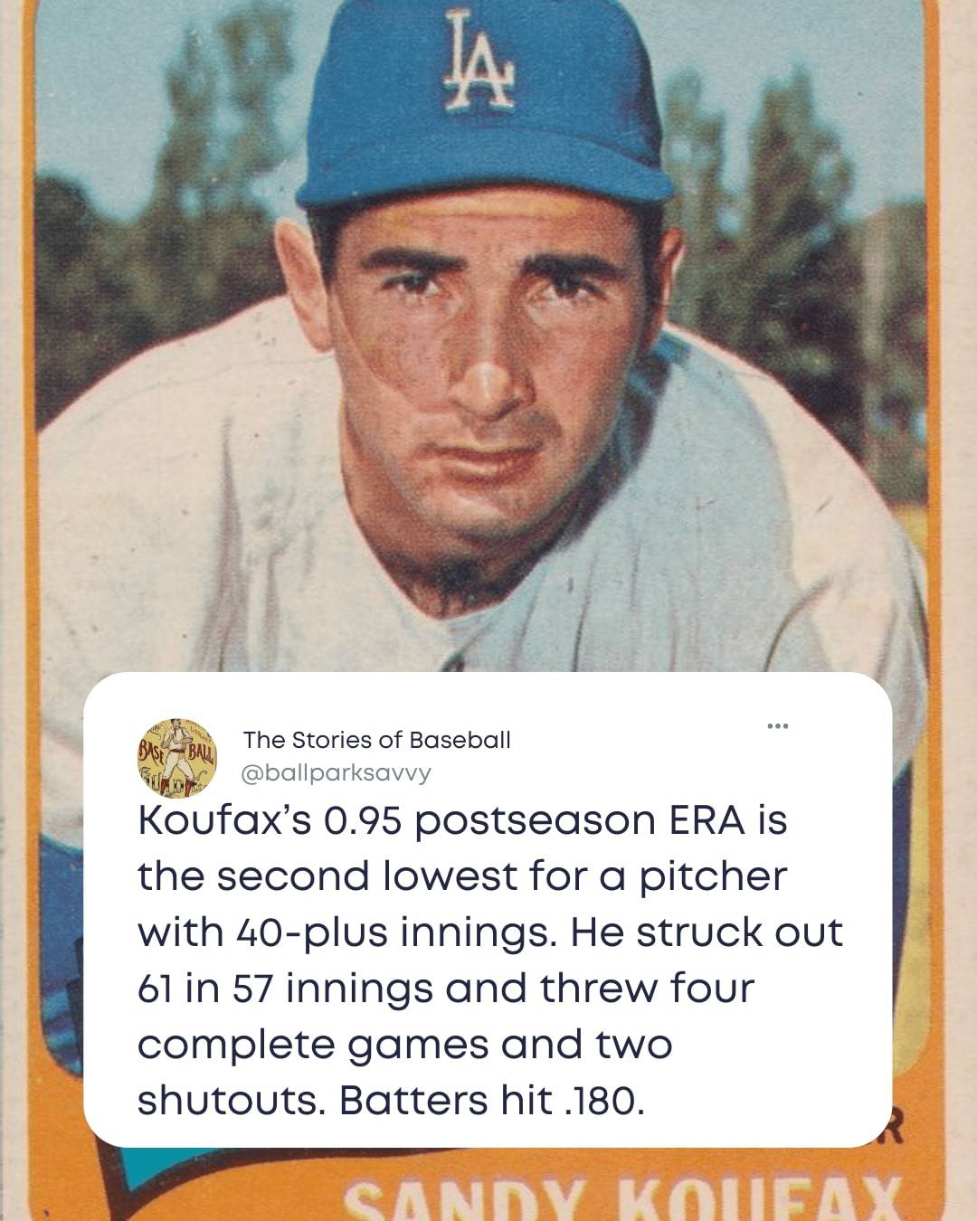 koufax meme 3