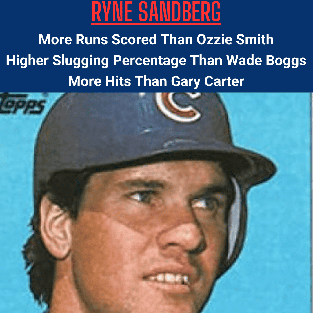 How Do the All-Time Greats Actually Stack Up Against Each Other? 15 sandberg superlative