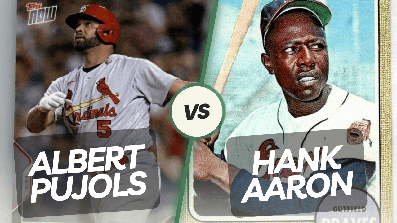 Hank Aaron vs Albert Pujols Cover