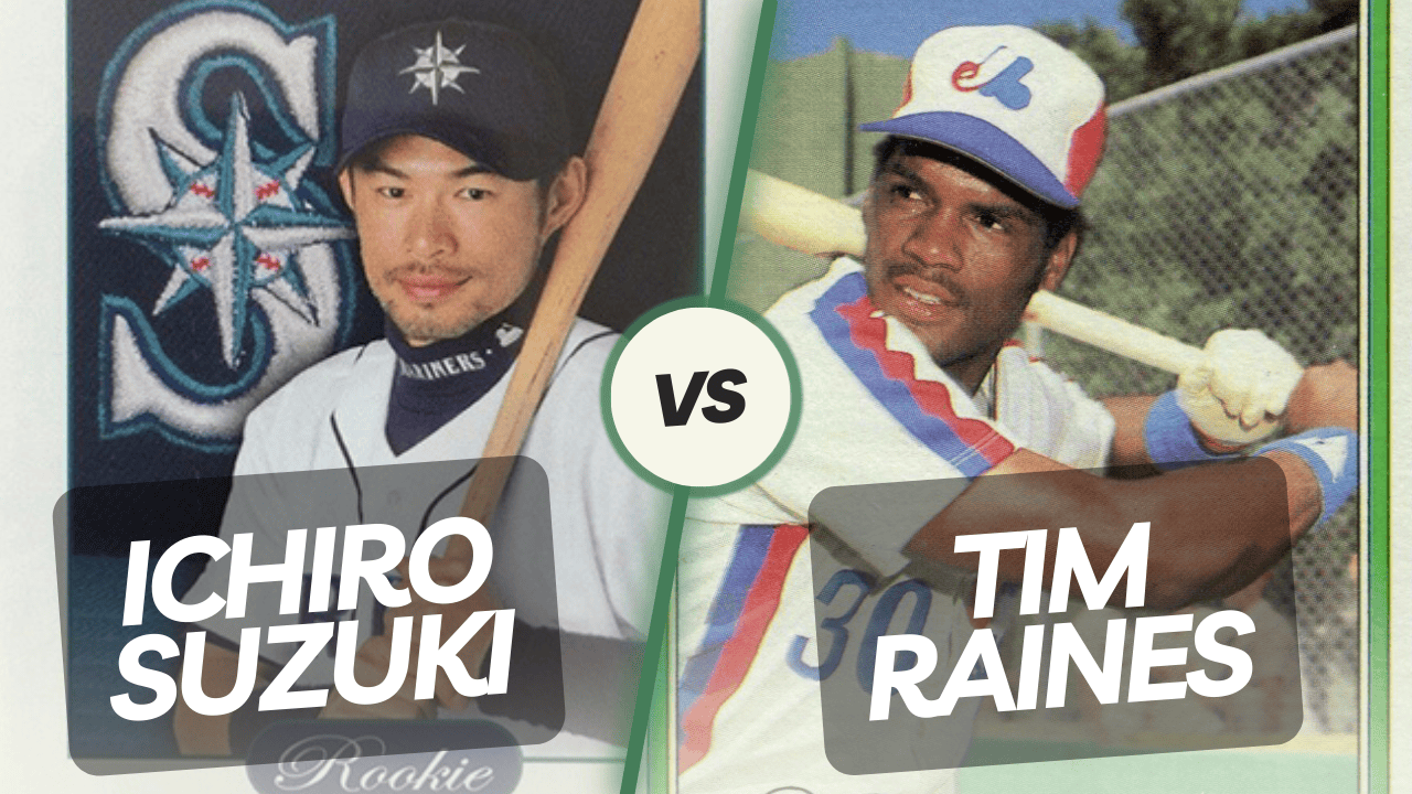 Ichiro Suzuki vs Tim Raines Cover