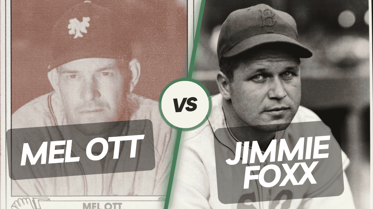 Mel Ott vs Jimmie Foxx Cover