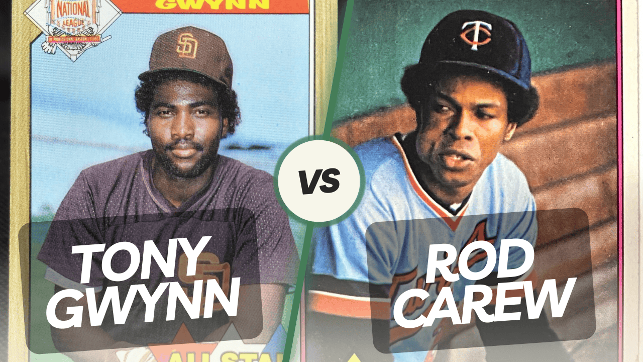 Tony Gwynn vs Rod Carew Cover