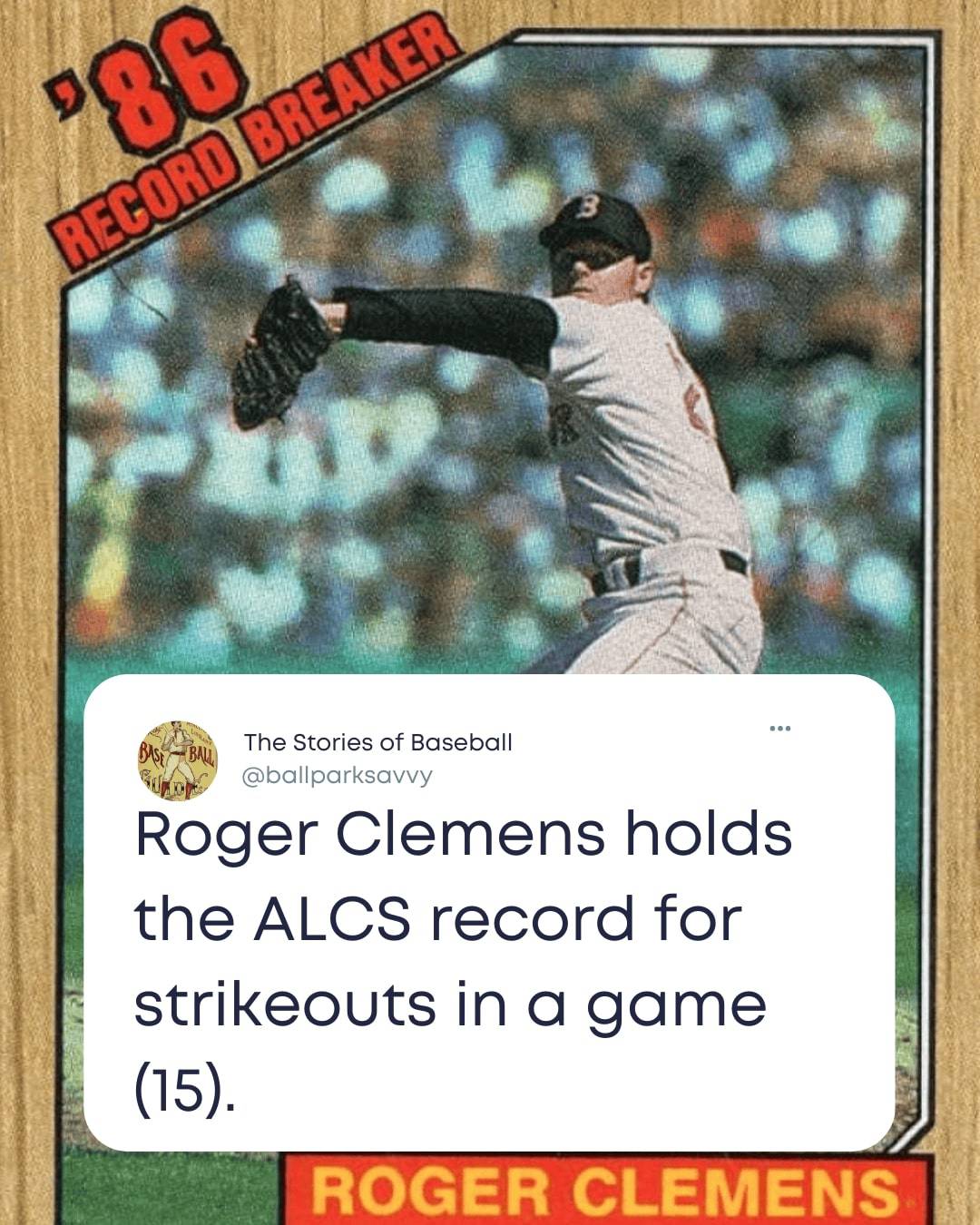 Roger Clemens at His Most Unhittable: 9 Moments 5 clemens meme4