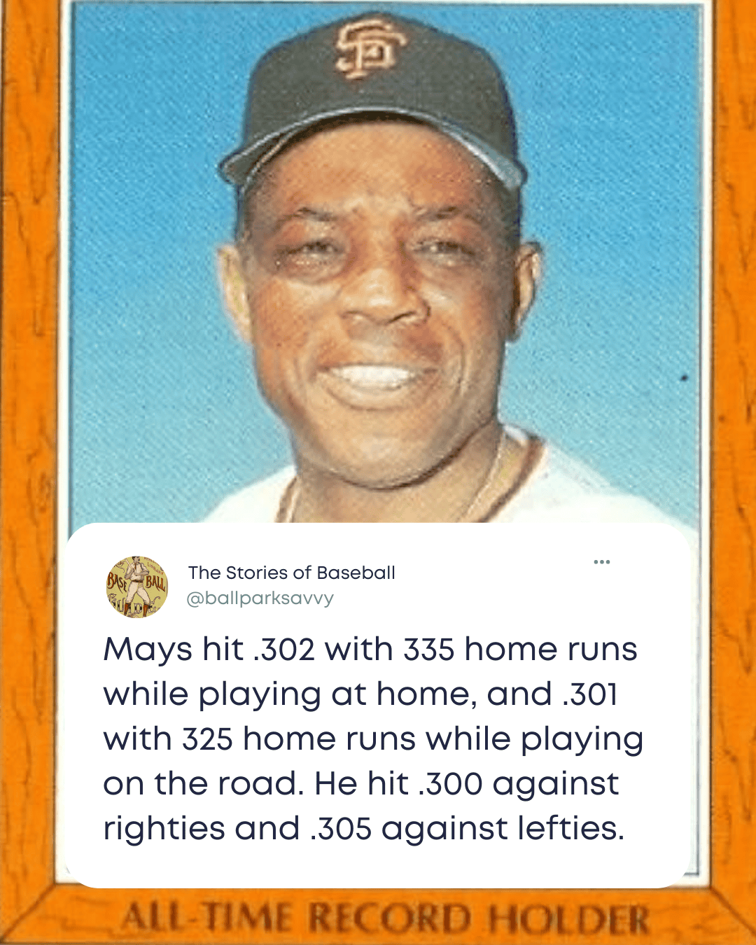 Meet the Catch, the Swing, the Legend — Willie Mays 6 mays meme5