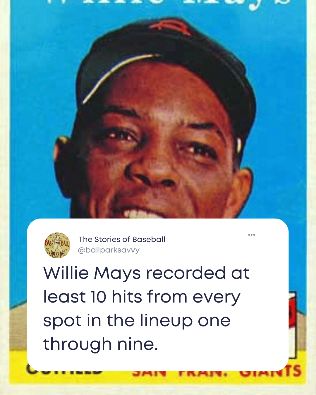 Meet the Catch, the Swing, the Legend — Willie Mays 7 mays meme6