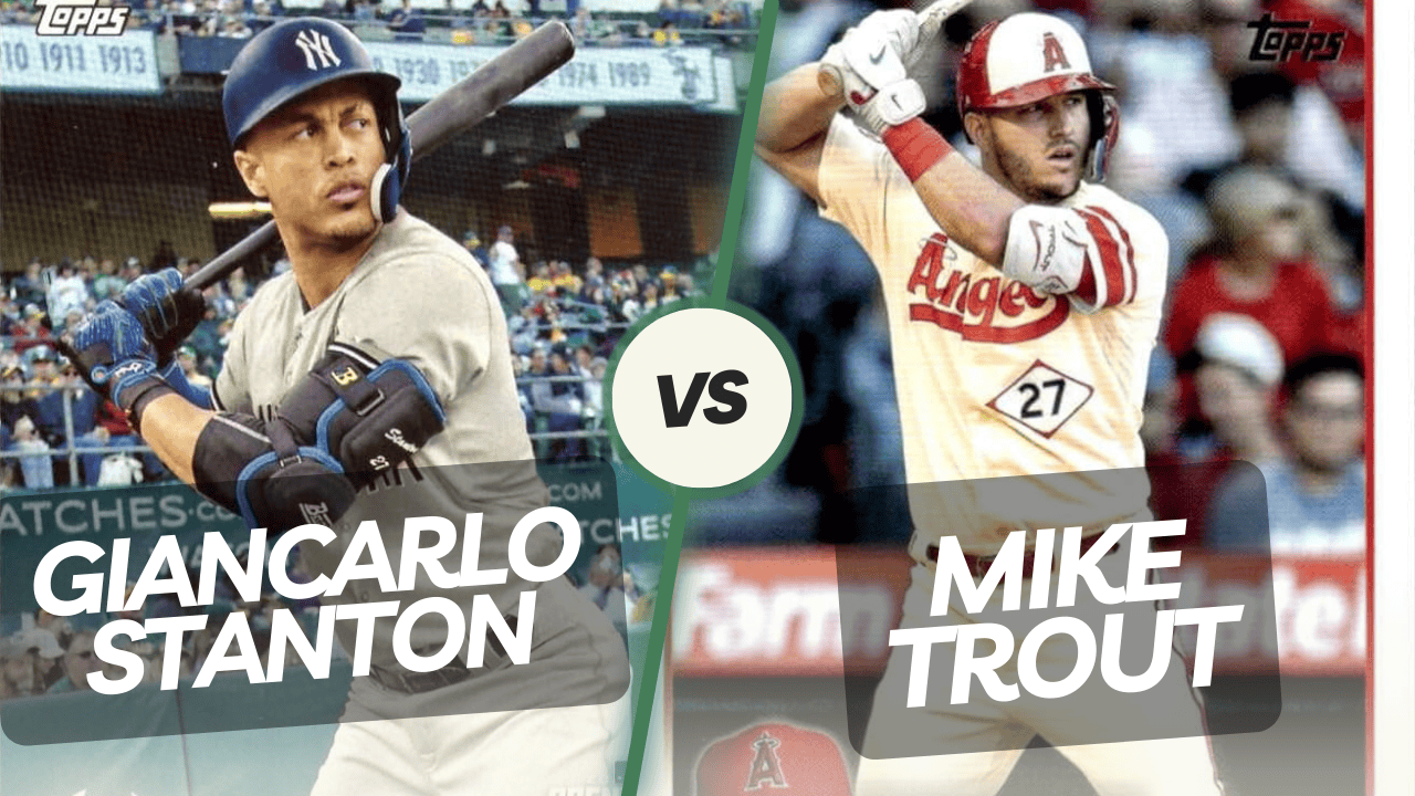 Giancarlo Stanton vs Mike Trout Cover