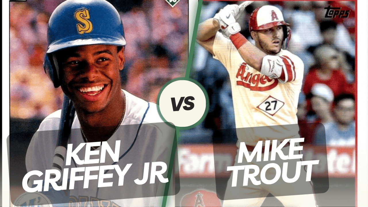 Ken Griffey Jr vs Mike Trout Cover