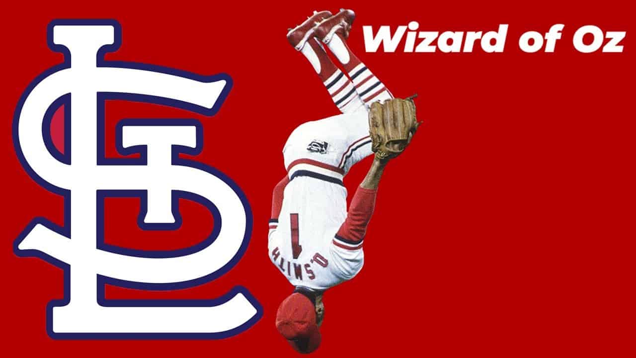 Ozzie Smith performing his famous backflip entrance, embodying baseball style.