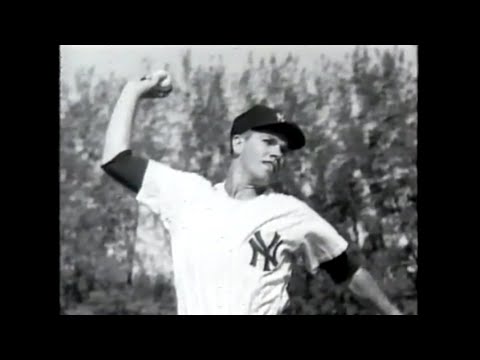 Meet the Forgotten Heroes of the World Series 9 Bobby Richardson wearing Yankees uniform. Making a throw.
