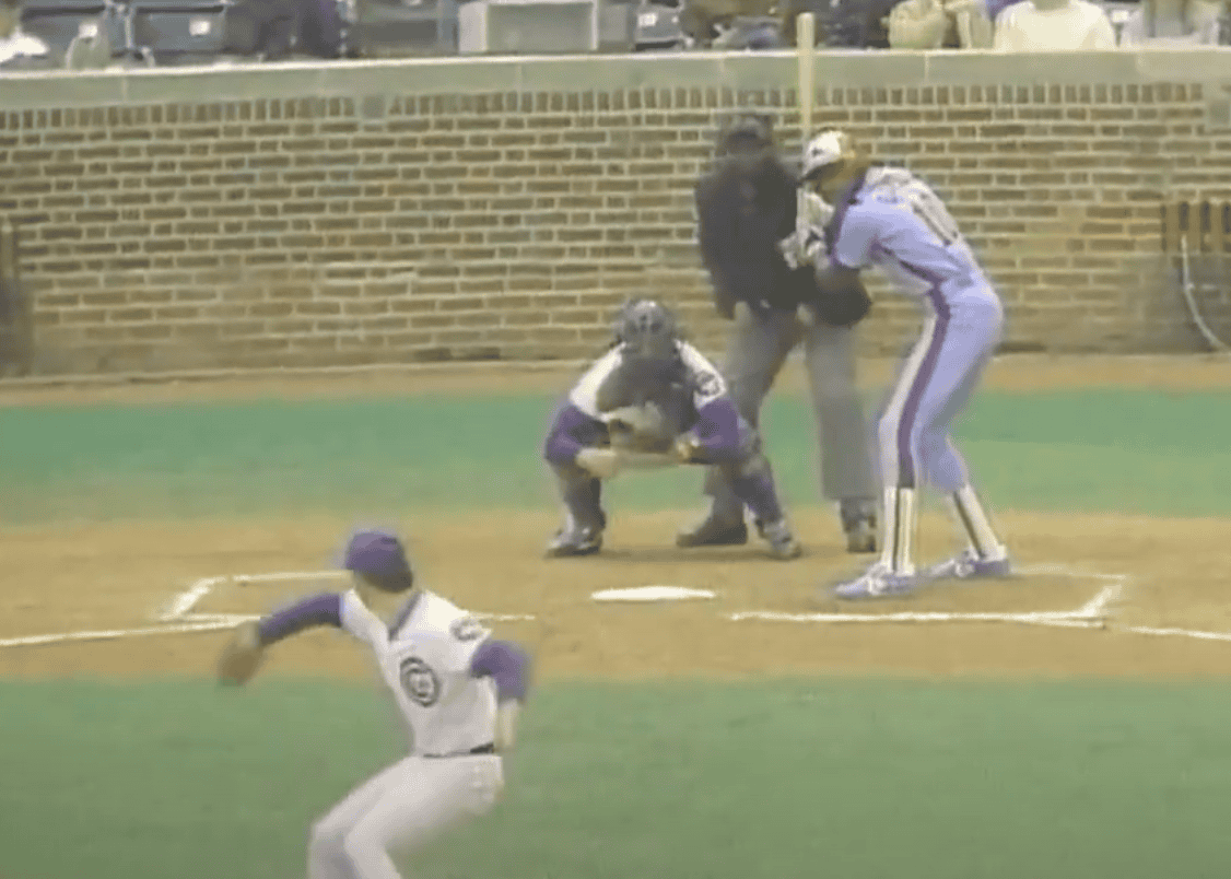 Image of Andre Dawson, known as "The Hawk," showcasing his skills as one of the best players of the 1980s.