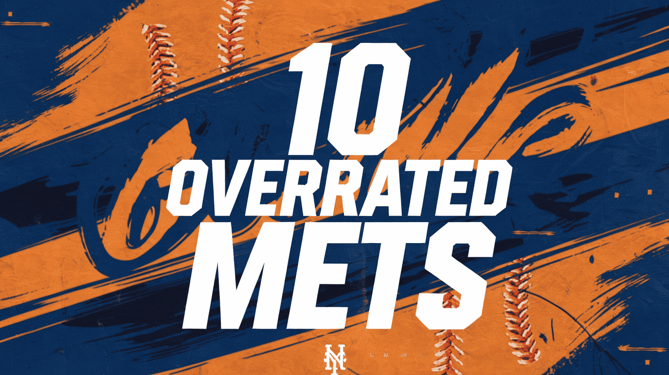 a bold abstract design with the mets