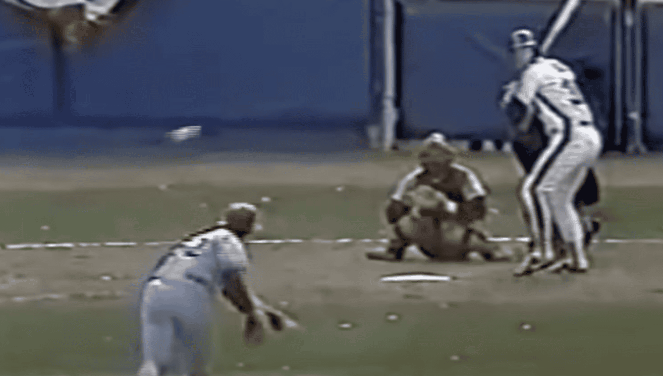 Image of Steve Carlton showcasing his pitching style, relevant to 70s dominance.