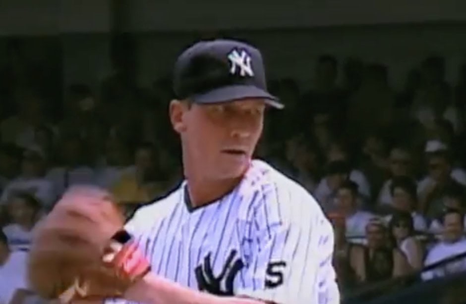 15 Trades So Lopsided They Still Sting 14 David Cone in action, showcasing his skills as one of the Yankees' top pitchers.