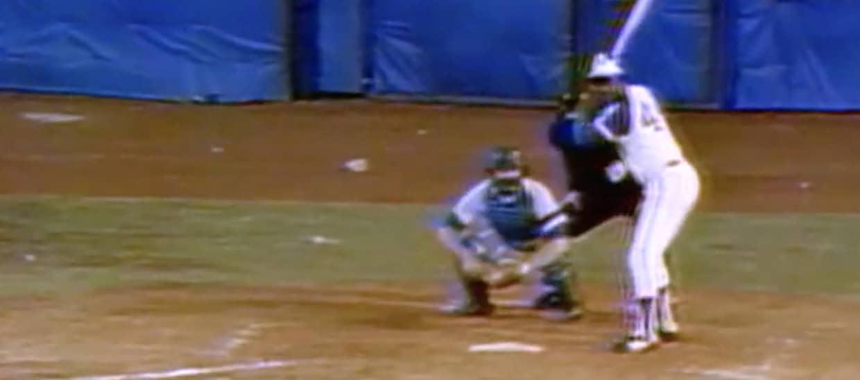 Moments That Made You Stop Breathing 6 Image of Hank Aaron celebrating his 755 career home runs, illustrating his GOAT status.