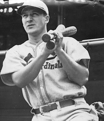 Joe Medwick, celebrated 1930s hitter, showcasing his Triple Crown achievement.