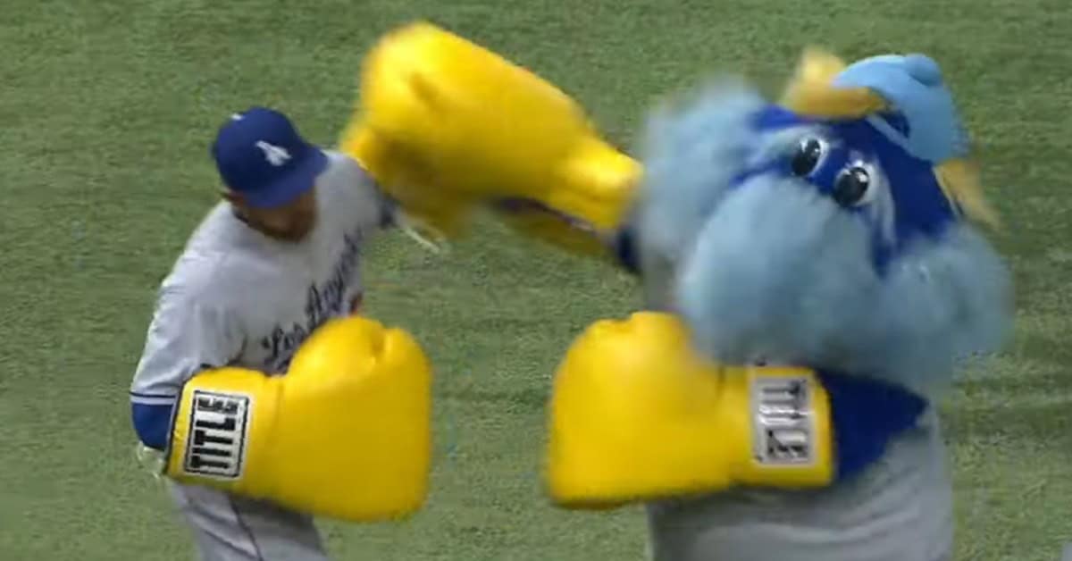 Adrian Gonzalez Boxing Rays Mascot