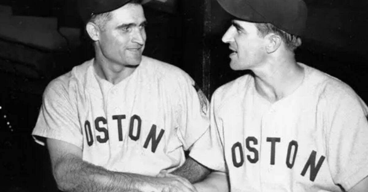 The 25 Men Who Made Fenway Sacred 16 Bobby Doerr and Johnny Pesky in action, key figures in MLB history.