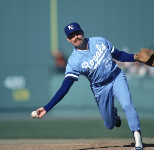The Cooperstown Snubs That Still Sting 7 Dan Quisenberry, the submarine pitcher, known for his unique throwing style.