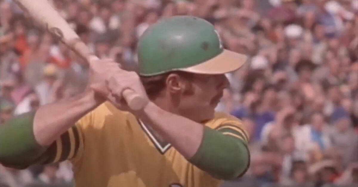 They Looked Better Than They Measured 6 Gene Tenace hitting a home run during the playoffs, showcasing his legendary performance.