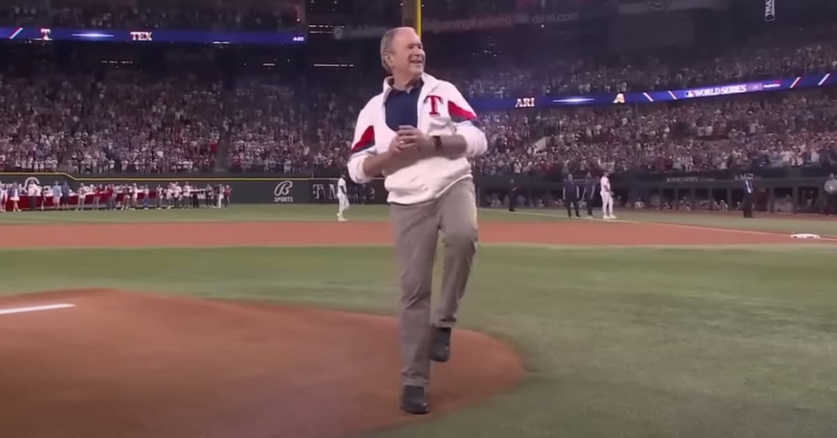 George W Bush First Pitch