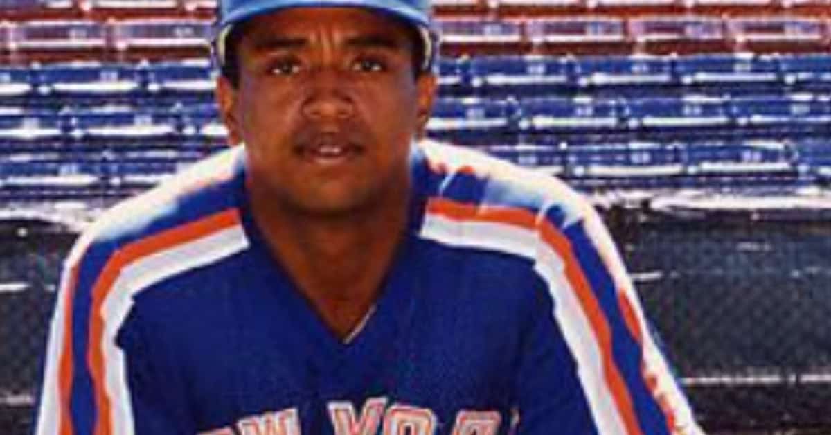 Hubie Brooks making a play, showcasing his versatility as an All-Star shortstop.
