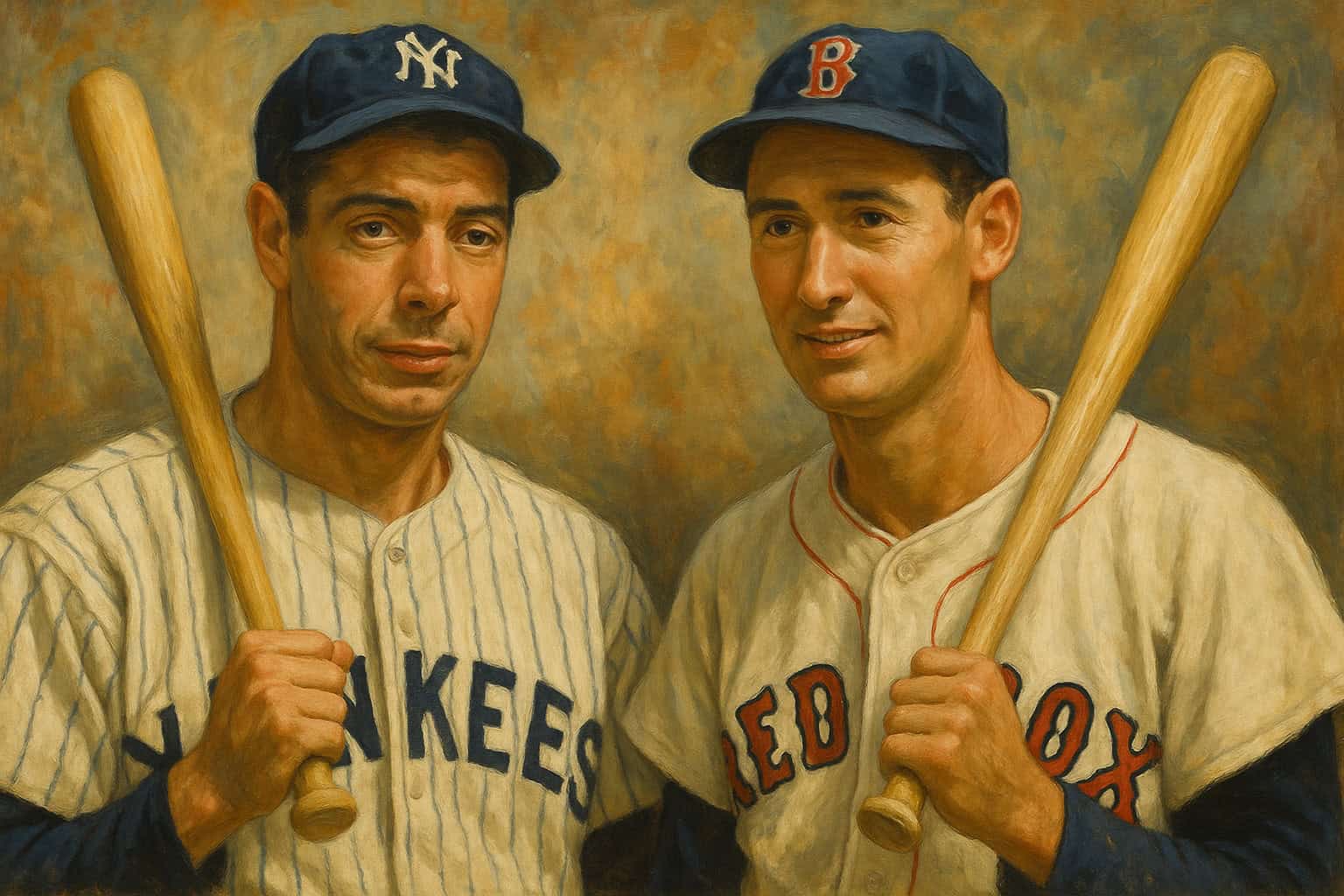 The Trades That Would Have Broken Baseball 13 Joe DiMaggio and Ted Williams Portrait