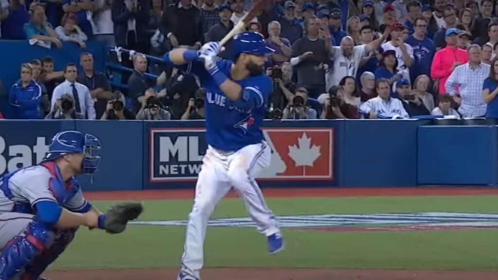 Jose Bautista hammers go ahead three run