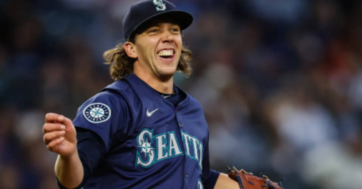 Logan Gilbert pitching for the Mariners, a hidden MLB star featured in "Hidden MLB Stars."