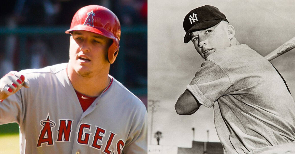 Every Modern Star Has a '60s Twin — Here's Yours 10 Mike Trout and Mickey Mantle