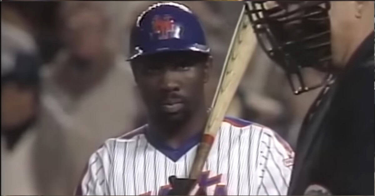 Mookie Wilson in action, showcasing his pivotal role in defining a decade of baseball.