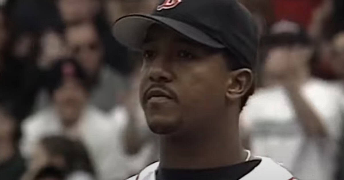 15 Trades So Lopsided They Still Sting 6 Pedro Martinez in a Red Sox uniform, highlighting his near-trade to the Yankees.