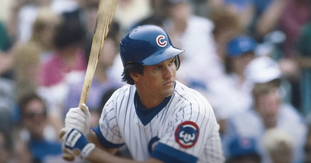 Ryne Sandberg celebrates during the Cubs' legendary comeback from a 9-3 deficit.