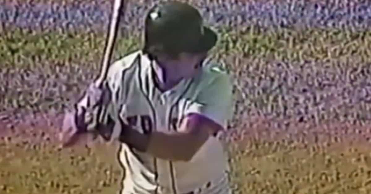 Tony Armas in action, showcasing his power hitting for the Red Sox in the '80s.