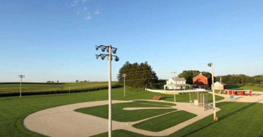 Is This Heaven? No, It's Iowa — and That's the Point 3 A baseball field in the middle of a corn field in Iowa.