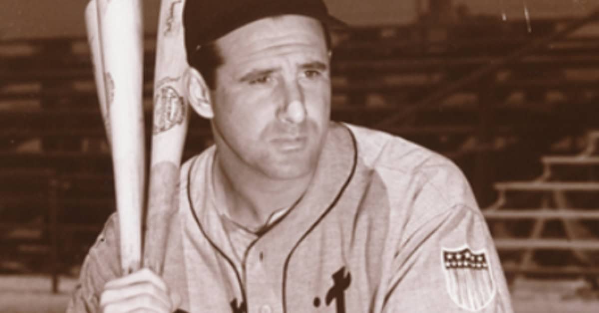 Hank Greenberg in action, showcasing his consistent excellence in hitting.